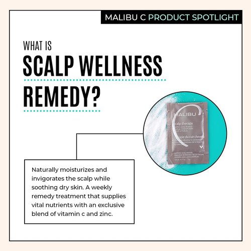 Malibu C Scalp Therapy - Dry Scalp Treatment with Vitamin C & Zinc Gluconate | Soothes & Moisturizes