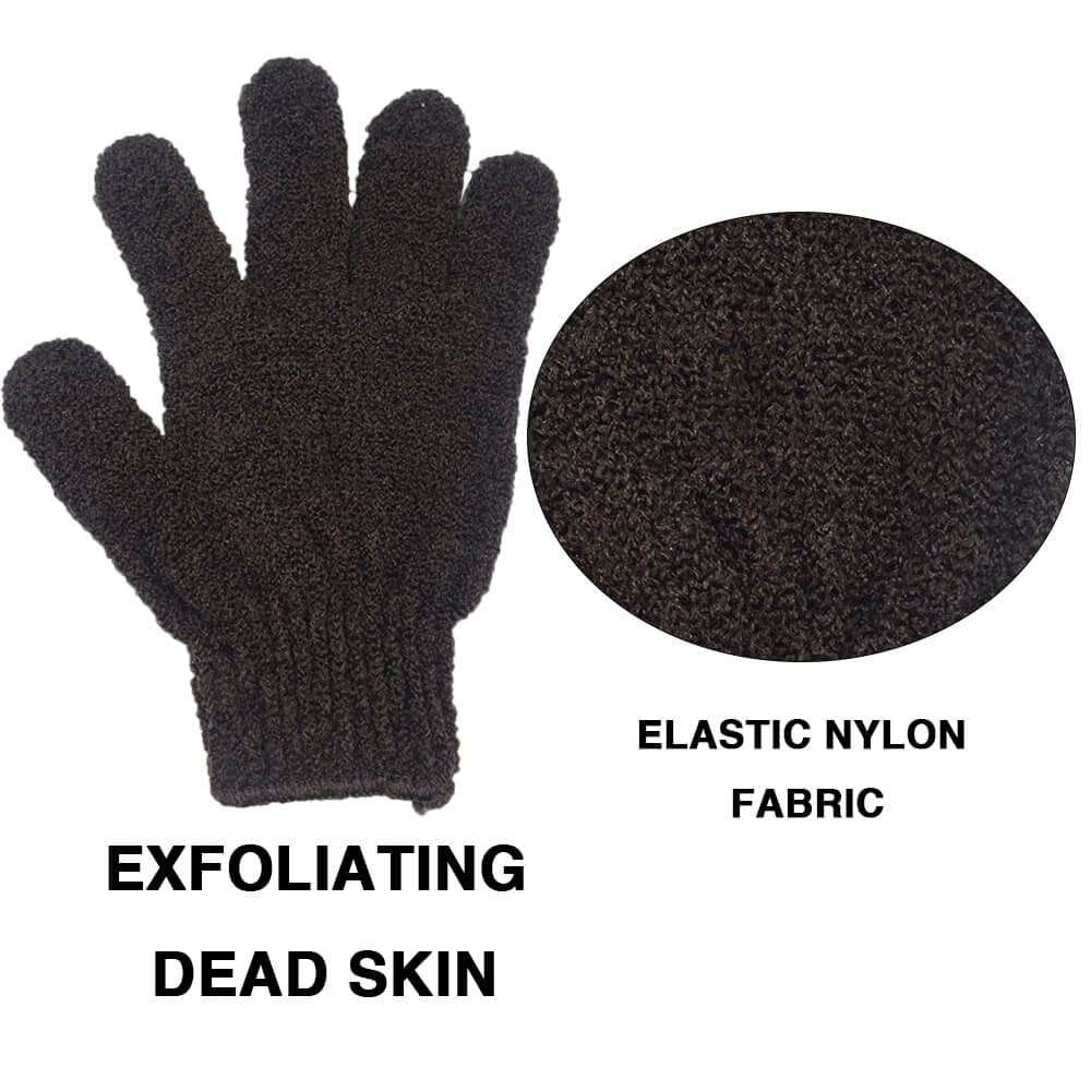 Skiennix Self Tanning Mitt Applicator Kit - Includes Exfoliating Glove & Face Tanner Brush | 4 Pack