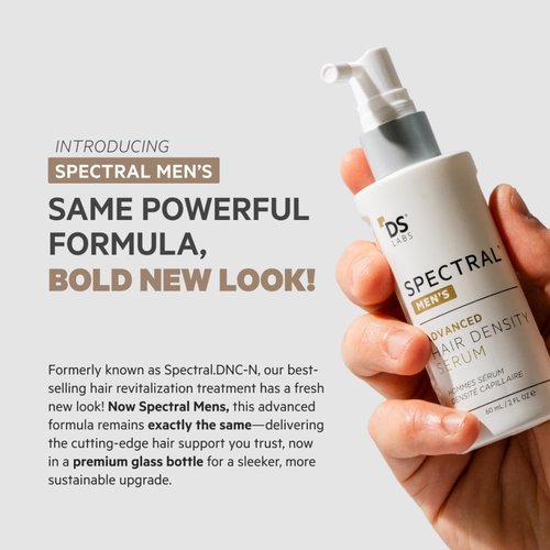 DS Labs Spectral Hair Density Serum - Lightweight Leave-In for Fuller, Thicker Hair | 60mL, All Hair Types