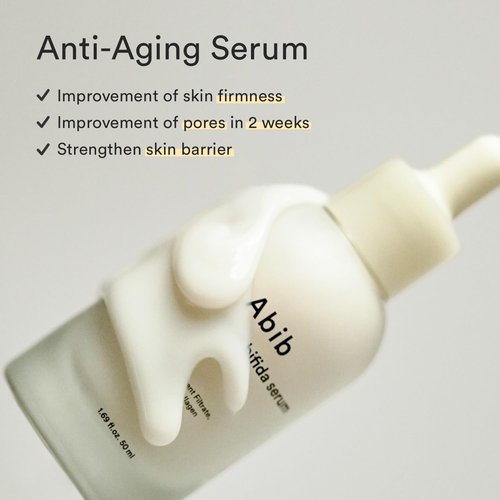 Abib Jericho Rose Bifida Serum - Firming Hydration Serum | Collagen, Peptide, Bakuchiol | 1.69 fl. oz. for Dry Skin