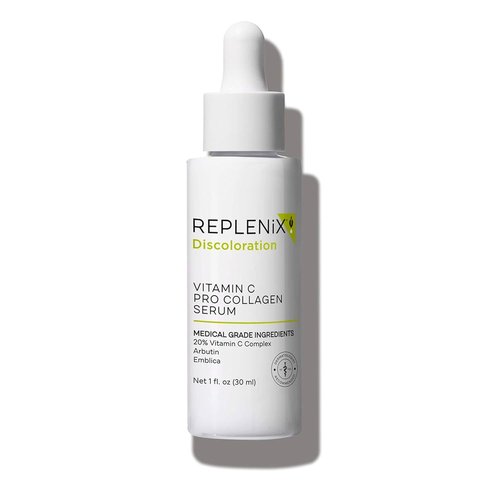 Replenix Vitamin C Pro Collagen Serum - Brightening Anti-Aging Treatment for Skin Discoloration