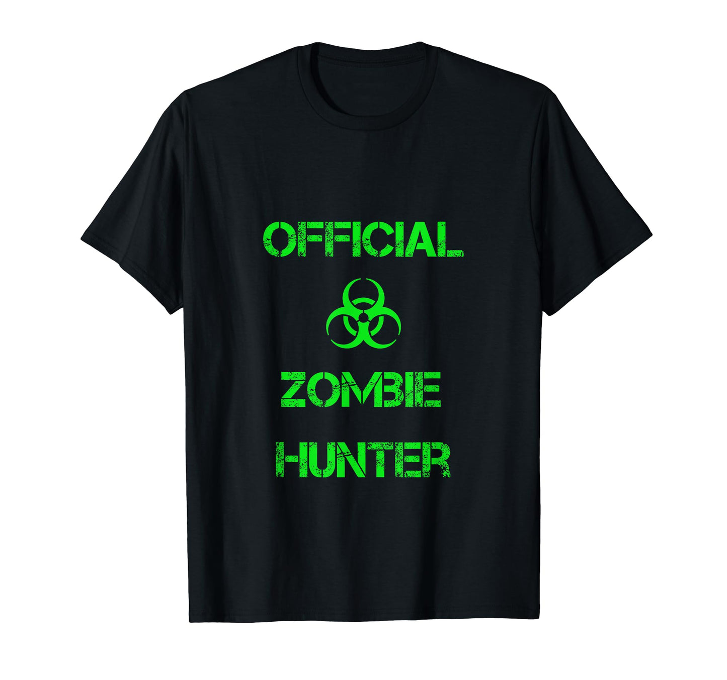 Official Zombie Hunter Halloween Funny Costume T-Shirt