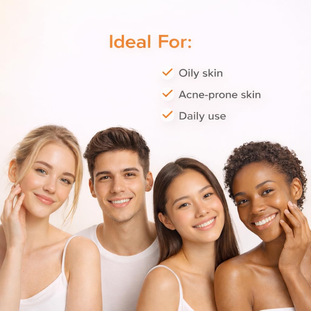 Skiennix Acne Face Wash - Salicylic Acid Foaming Cleanser for Oily Skin | Deep Pore Clarifying, 9.1 fl oz