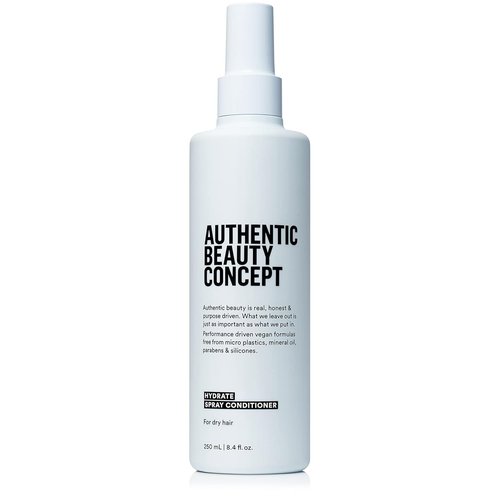 Authentic Beauty Concept Hydrate Spray Conditioner - Lightweight Leave-In Moisturizer for Normal to Dry Hair | Vegan & Cruelty-Free | 8.4 fl. oz.