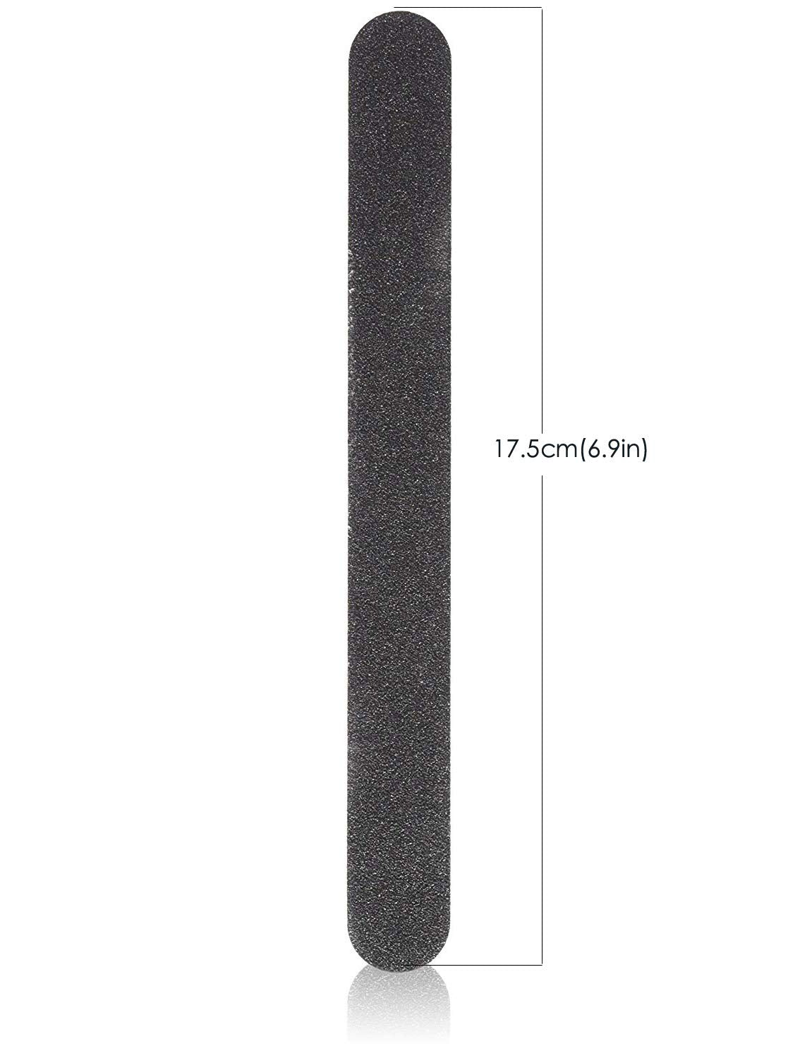 Skiennix Nail File - 43ct 100/180 Grit Emery Boards for Acrylic & Natural Fingernails