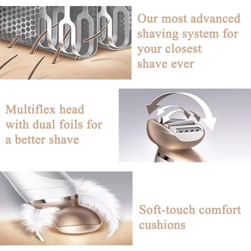 Maxeylead Women's Electric Shaver Replacement Blade - Compatible with Philips SatinShave Prestige BRL170