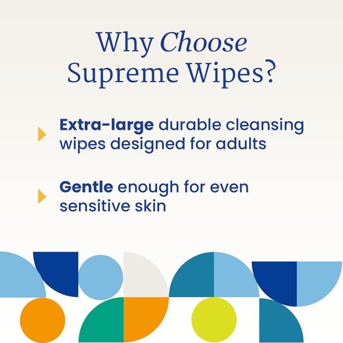NorthShore Supreme Heavy-Duty Quilted Wipes - X-Large 9 x 13 in. | 50 Count, 3-Pack