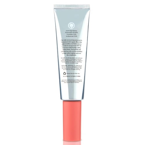 Naturium Dew-Glow Moisturizer - SPF 50 Daily Sunscreen & Face Primer with Dewy Finish | 1.7 oz