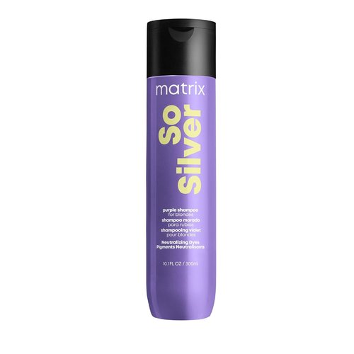 Matrix So Silver Purple Shampoo - Brightening & Toning for Blonde, Grey, White & Platinum Hair | Vegan Formula