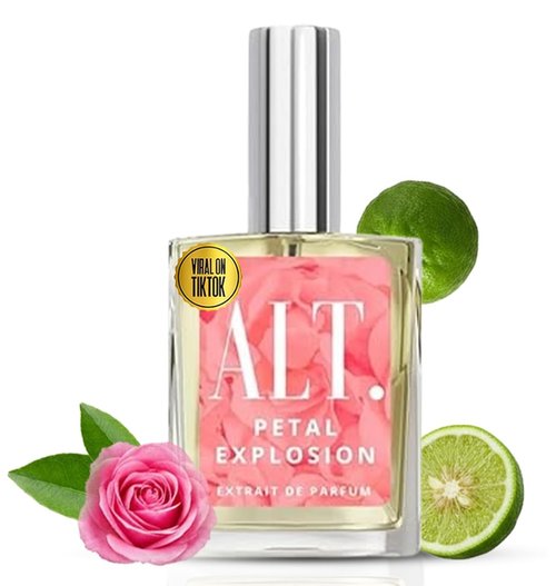 ALT. FRAGRANCES Petal Explosion - Luxury Floral Extrait de Parfum for Women, Long-Lasting 60ml