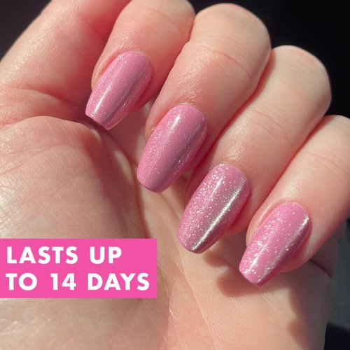 Olive & June Press-On Nails - Maximalist Instant Mani | 42 Non-Toxic, Long-Lasting Nails | Medium Coffin | Rose Velvet