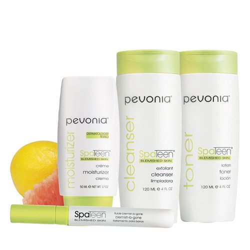 PEVONIA Spateen Blemished Skin Care Kit - 10.1 oz | Clear and Revitalize Your Skin