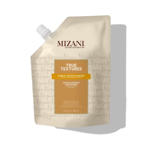 Mizani True Textures Cream Cleansing Conditioner - Coconut Oil, Paraben & Sulfate-Free for Curly Hair