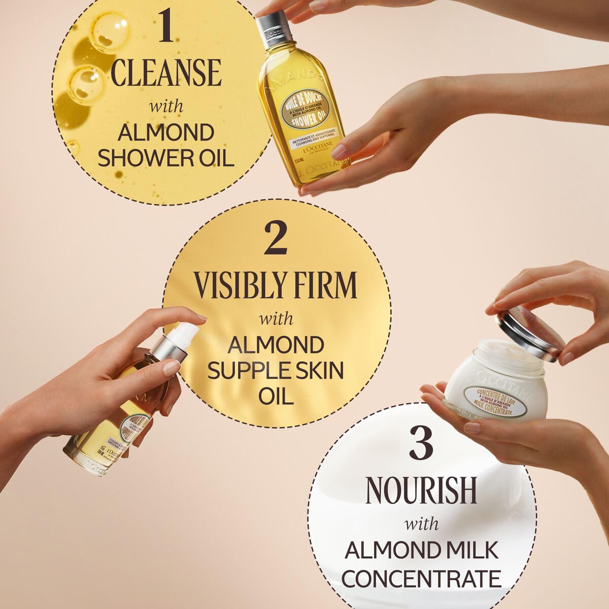 L'OCCITANE Almond Skin Oil - Nourishing Moisture for Soft Skin | 3.30 Fl Oz