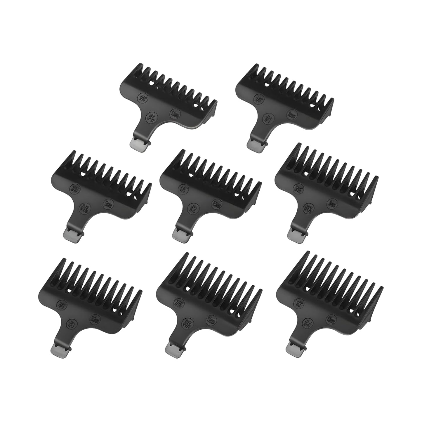 Wahl 8-Piece Replacement Comb Set | Compatible with 40mm Detachable T-Blade Trimmers