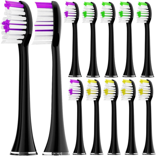 Genuine Acteh Toothbrush Heads for Acteh Sonic Edge and JetWave Models - Genuine Replacement Heads for Acteh Sonic Edge JetWave