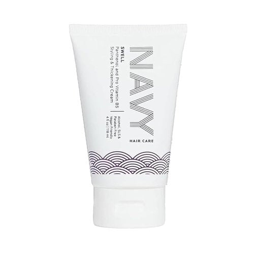 NAVY Swell Thickening Cream - Lightweight Styling Cream for Fine, Flat Hair | Adds Volume & Natural Movement | 4 oz
