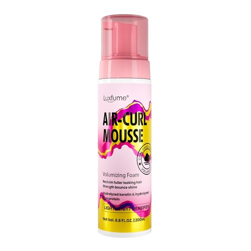 Air-Curl Mousse - Volumizing Mousse for Curly Hair, Strengthens Waves & Adds Shine, 6.8 Fl Oz