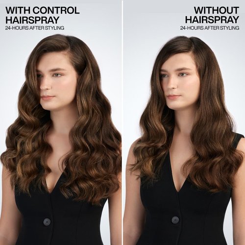 Redken Control Hair Spray 28 - Maximum Hold & Anti-Frizz for All Hair Types | 24-Hour Style Memory