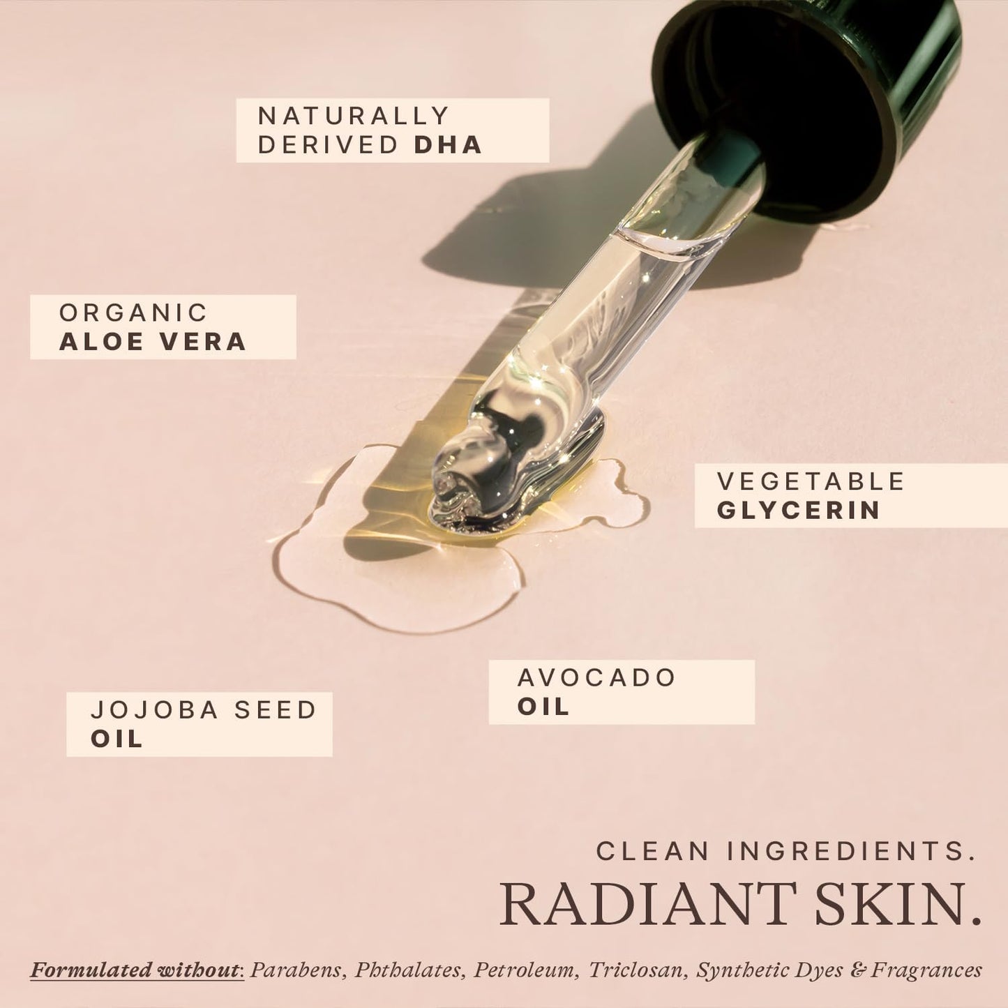 Skiennix Self Tanning Drops - Ultra Dark Face Tanner with Organic Ingredients | USA Made, Cruelty-Free