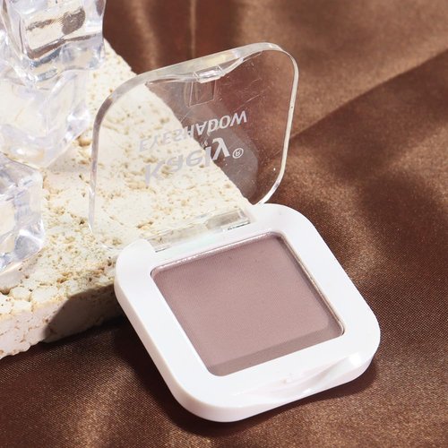 evpct Mauve Taupe Plum Matte Single Eye Shadow Palette Makeup for Older Women, Plum Lavender Purple Natural Cream Eyeshadow Palette for Green Eyes, High Pigment Mini Monochrome Eyeshadow