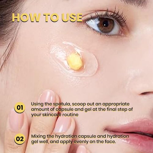 KOEC Deep Collagen Retinol Boosting Capsule Cream,Golden Capsule Face & Neck Moisturizer with Hyaluronic Acid for Firming & Hydratng & Smoothing,Anti Aging Day & Night Cream for All Skin 1.76 fl.oz
