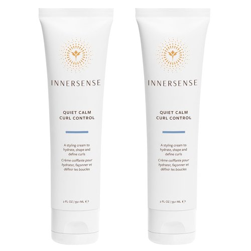 Innersense Organic Beauty - Quiet Calm Curl Control | Smoothing & Hydrating Formula | 2 Pack (2 fl oz Each)
