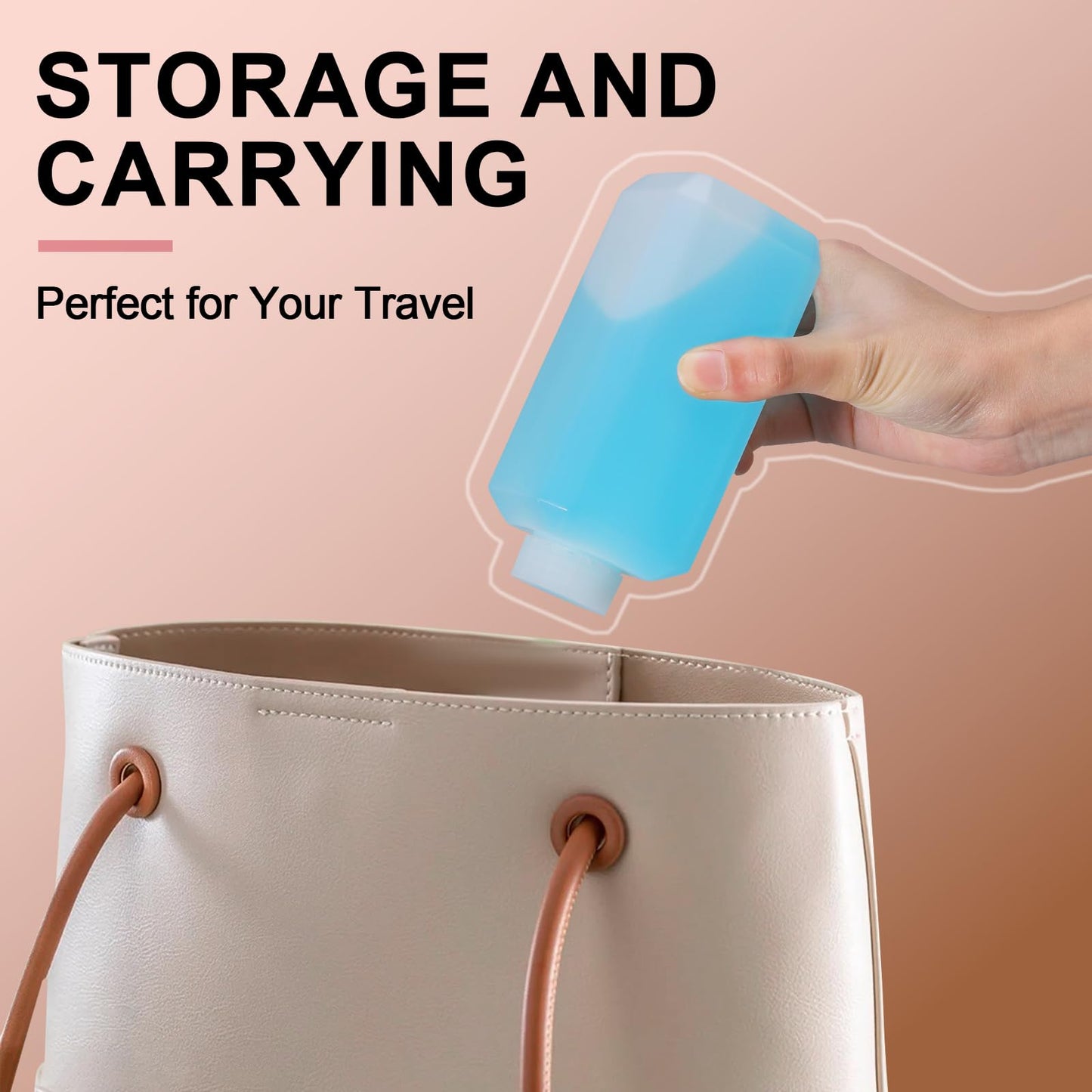 UMETASS Leak Proof Reusable Plastic Bottles TSA Approved with Screw Caps for Travel, 1.4oz/40ml Food Grade Airtight Small Plastic Bottles Containers for Liquids Oils (Translucent, 10 Pcs)