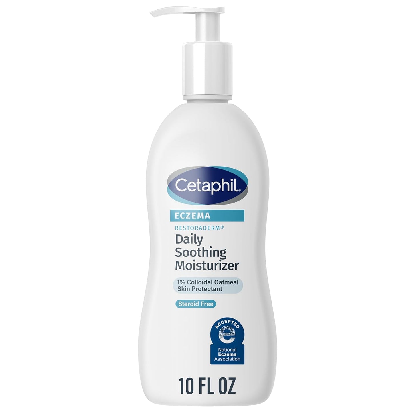 CETAPHIL RESTORADERM Moisturizer - Soothing Relief for Eczema-Prone Skin | 10 fl oz, Fragrance-Free