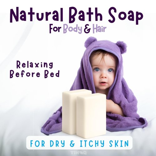 Regine Switzerland Baby Soap Bar - Natural Lavender Soap for Sensitive Skin | Vegan & Organic | 7 Bars
