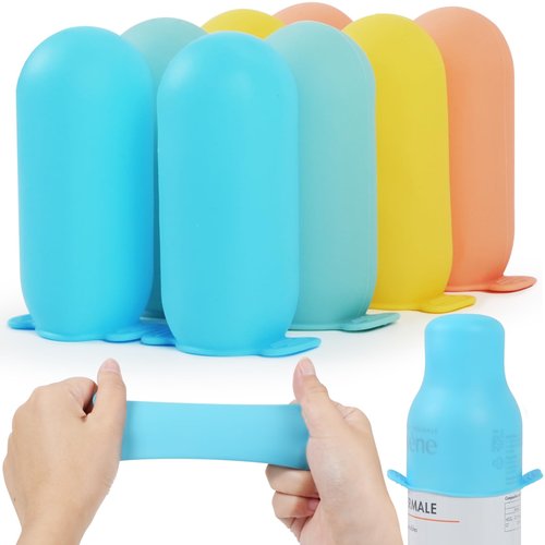 8 Pack Silicone Bottle Covers,Travel Essentials for Women,Travel Size Toiletries,Elastic Sleeves for Leak Proofing,Travel Accessories, Cruise Ship Essentials,Cruise Must Haves,Cruise Essentials