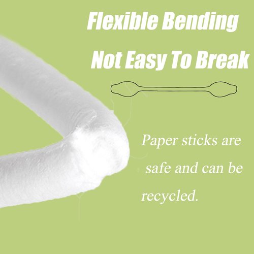 160pcs Safety Cotton Swabs with Large Tips for Newborn, Babies,Infants, Kids, Children