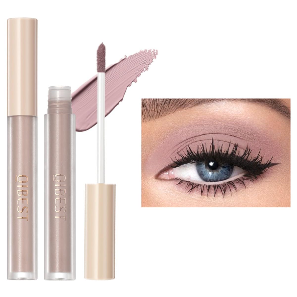 Skiennix Matte Liquid Eyeshadow - Long-Lasting, High-Pigmented Gel Makeup | Matte Bloom Shade