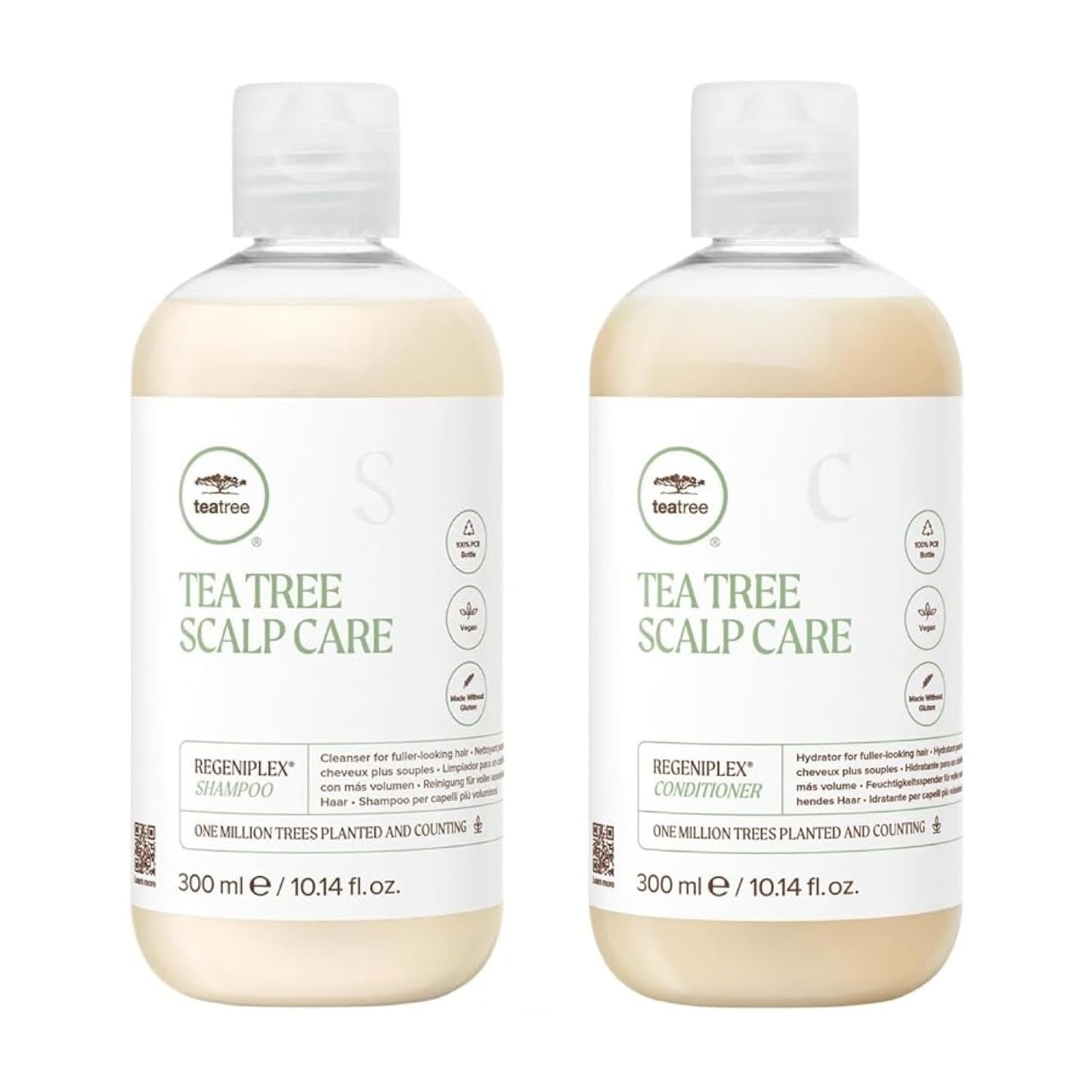 Skiennix Tea Tree Scalp Care Set - Nourishing Shampoo & Conditioner for Fine, Thinning Hair