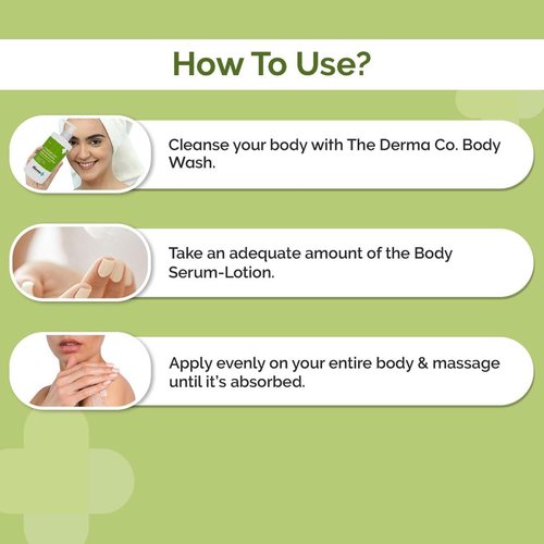 The Derma Co 1% Salicylic Acid Daily Exfoliating Serum Body Lotion | 8.45 Fl Oz/250 ml