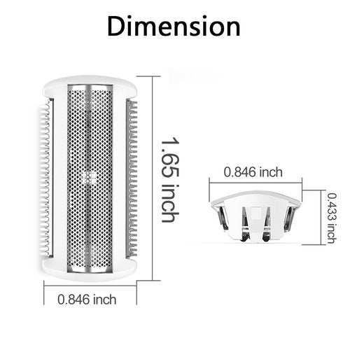 Philips BRL140 Replacement Shaver Foil Head - 2 Pack for Women's Electric Shaver, Wet & Dry Compatibility
