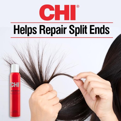 CHI Shine Infusion Hair Spray - Weightless Shine & Frizz Control | Sulfate-Free, 5.3 Oz