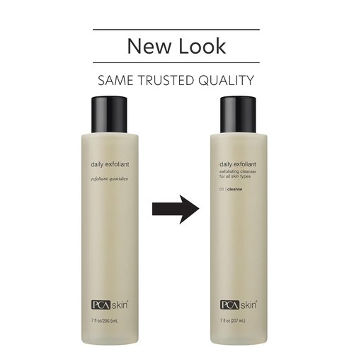 PCA SKIN Daily Face Exfoliant Cleanser - Gentle Moisturizing Wash for Clear Skin | 7.0 oz Bottle