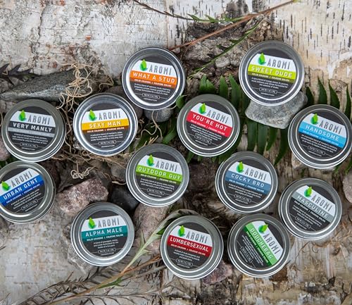 Aromi What a Stud Solid Cologne | Light, Fresh Fragrance for Men, Bergamot, Rosemary, and Musk Scent, Vegan, Cruelty-free, Gift, Travel, Portable, Wax-Based (What a Stud)