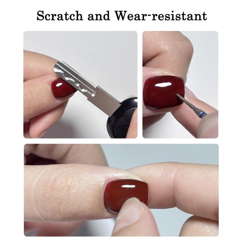 OXXI Professional No Wipe Top Coat Gel Nail Polish - Diamond-Like High Gloss, 15ml, HEMA Free