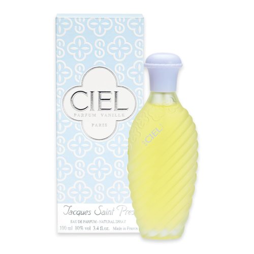 Jacques Saint Pres CIEL - Women's Eau De Parfum - Soft Powdery Scent with Vanilla & White Rose - 3.4 Fl Oz