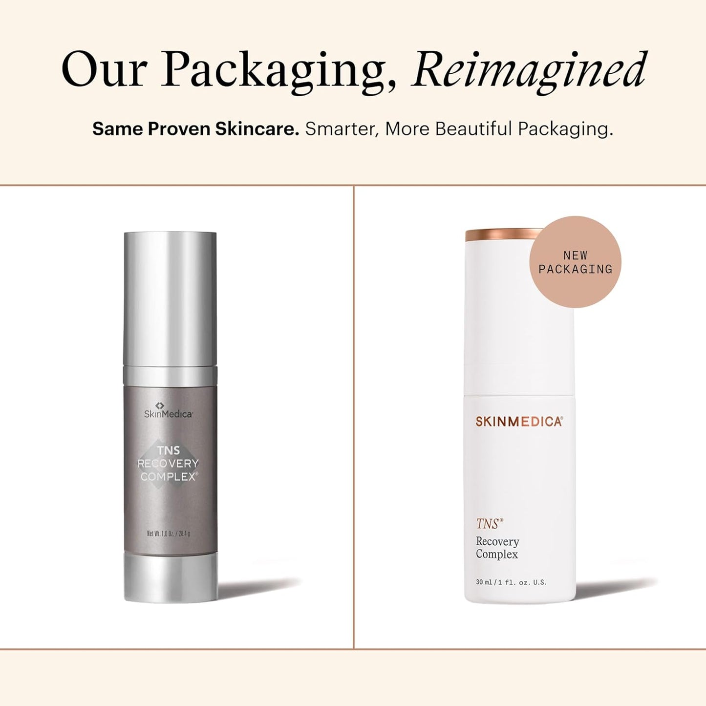 SkinMedica TNS Recovery Complex Facial Treatment - Advanced Growth Factor & Exosome Formula for Youthful Skin - 1 Oz