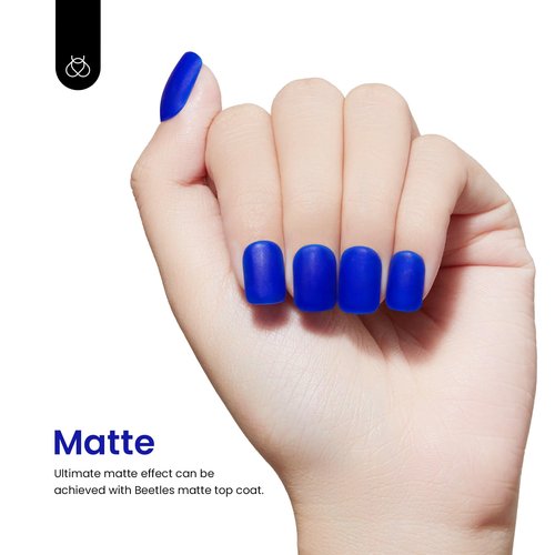 Beetles Blue Gel Nail Polish - Sapphire Love Color, Royal Blue Gel Polish, Soak Off Uv LED Spring Nails for Manicure Salon DIY Design Gifts for Women