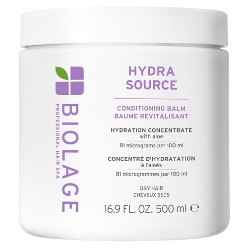 Biolage Hydra Source Conditioning Balm - Moisturizes & Detangles Dry Hair | Infused with Aloe & Hyaluronic Acid