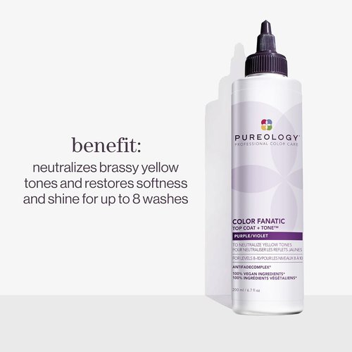 Pureology Color Fanatic Top Coat - Vibrant Hair Color Treatment That Smooths and Restores Shine