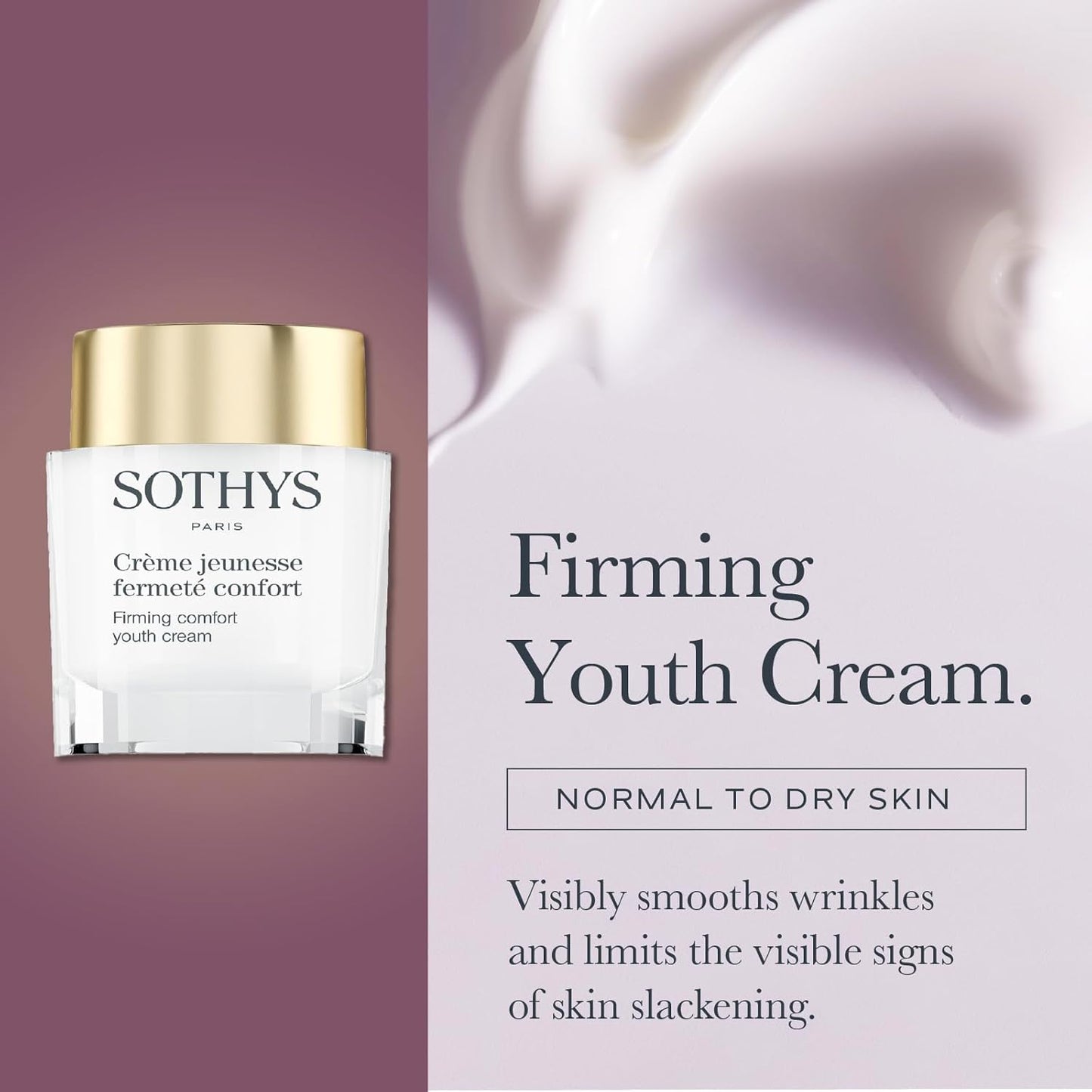 SOTHYS Firming Youth Cream - Anti-Aging Face Cream for Wrinkles | Ideal for Normal to Dry Skin