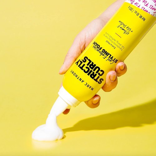 Marc Anthony Curl Enhancing Styling Foam - Extra Hold Mousse with Vitamin E & Silk Proteins | Anti-Frizz | Pack of 2