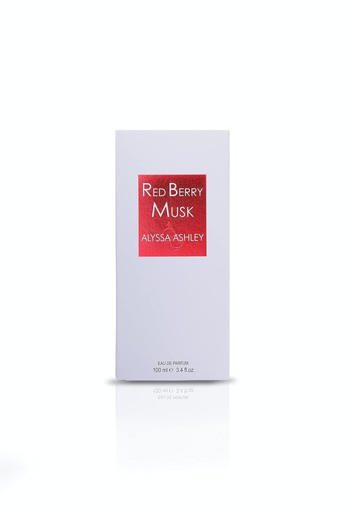 Alyssa Ashley Red Berry Musk - Floral Musk Perfume & Cologne - Invigorating Pink Pepper Scent - 3.4 oz
