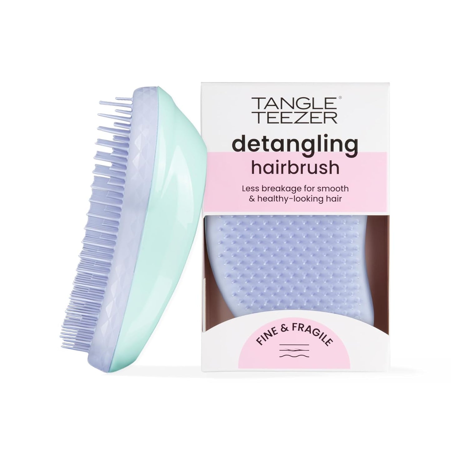 Tangle Teezer Original Detangler Brush - Perfect for Color-Treated & Fine Hair - Mint Violet