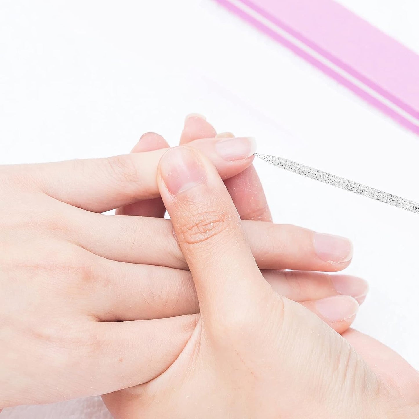 Vaincre 100 PCS Disposable Nail Stick Cuticle Pusher bulk, Double Sided Cleaning Cuticle Stick, Manicure and Pedicure Tool (Black)